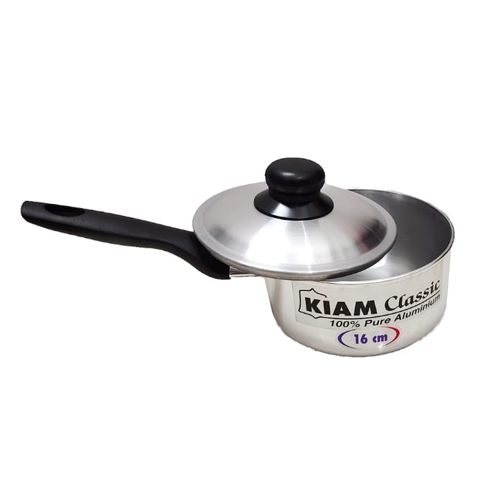 Kiam Aluminium Milk Pan with Lid - 18cm (MUN-1120485)