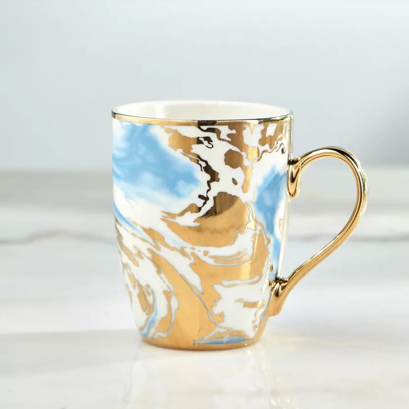 Twilight Porcelain Mug, Mug Gold Paint- 325??ml (MUG126)
