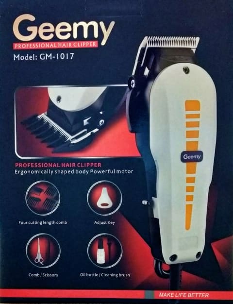 Hair Trimmer Geemy Model No. GM-1017 Professional (HAT007)