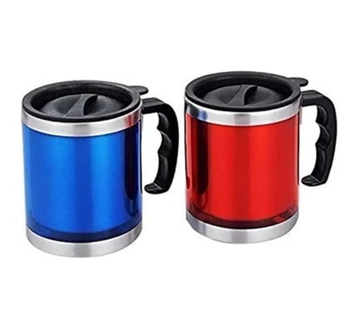 Stainless Steel Coffee Mug Tea Cups Mugs Insulated Thermal Vacuum Metal with Lid Leakproof (MUG119)