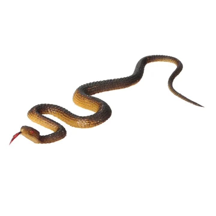 Simulation Black Rubber  Fake Snake(TOY802)