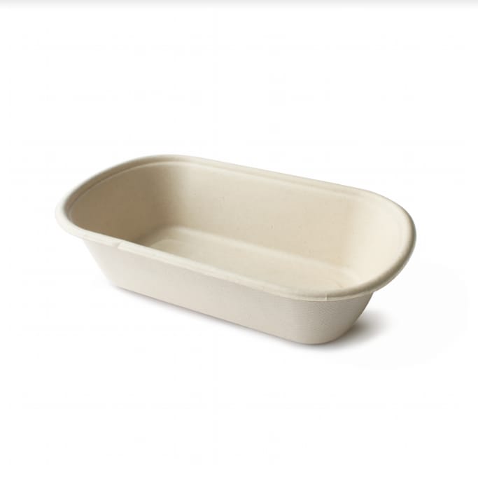 800ml Bagasse Box w/Lid-Rect(CRI0018)