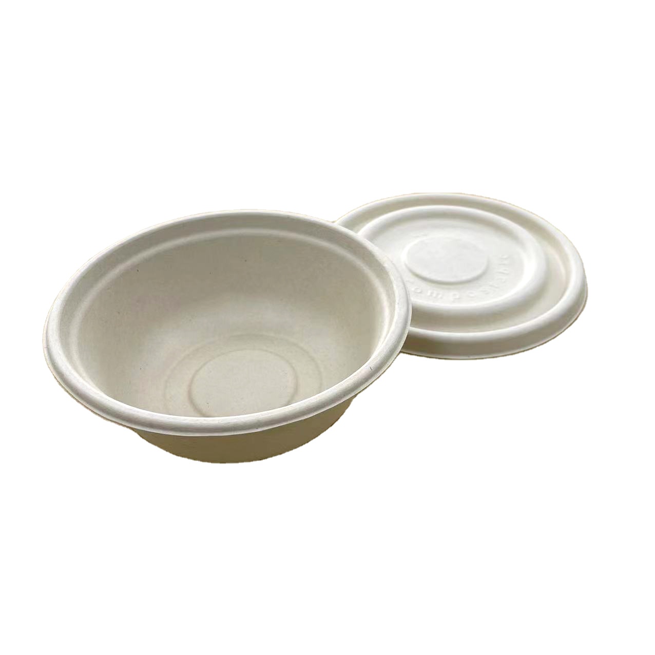  Bagasse Sauce Cup w/lid (50ml)(CRI0022)