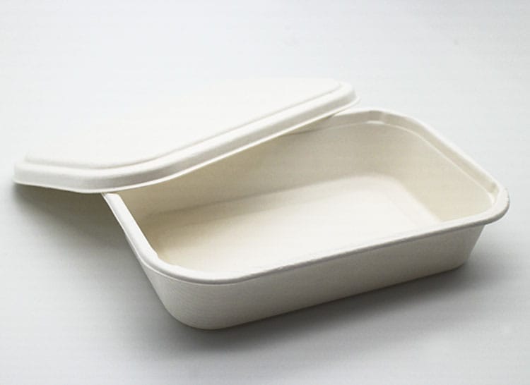  Bagasse Box w/lid-Rect 1000ml(CRI0023)