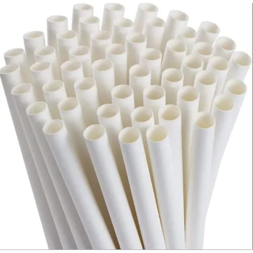 x8mm Paper Straw-White- (100pcs)(CRI0027)