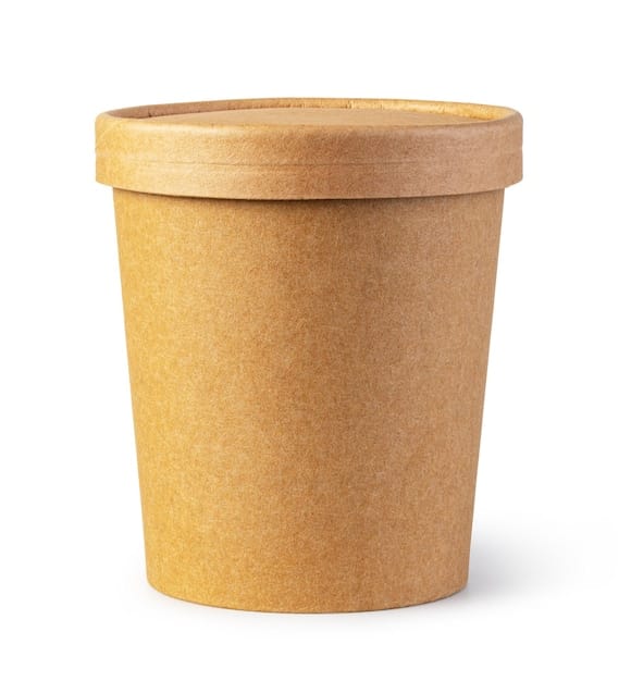 100ml Sauce Cup-Kraft w/Paper Lid(CRI0037)