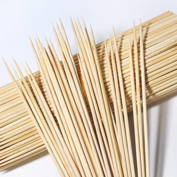 8 inch x 3mm Bamboo skewers (100Pcs Pack)(CRI0039)