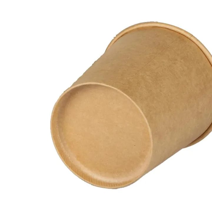 16oz Kraft Paper Soup Tub w/Kraft Lid(CRI-0047)