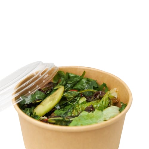 500ml Kraft Bowl w/PP Lid(CRI-0056)