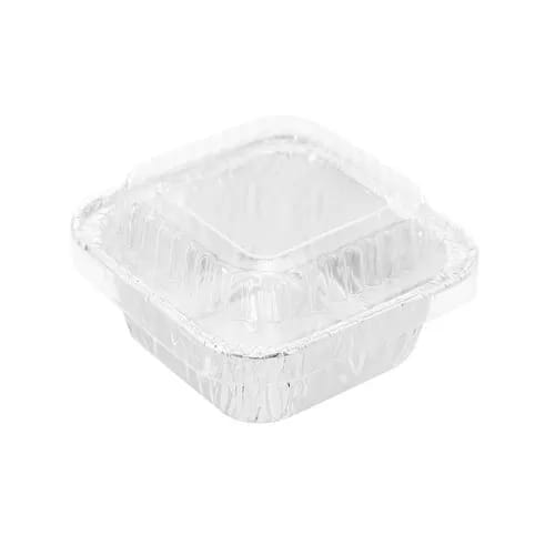 80ml Aluminum Foil Containers with Transparent Lids(SP-0017)