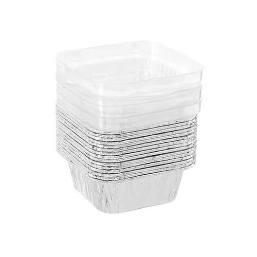 80ml Aluminum Foil Containers with Transparent Lids(SP-0017)