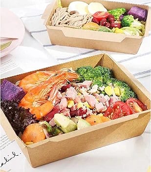 1200ml Kraft Salad Box(SP-0047) 1200ml Kraft Salad Box(SP-0047)