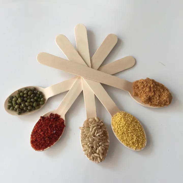 5 inch Wooden Spoon-Natural(100Pcs)(CRI-0061) 5 inch Wooden Spoon-Natural(100Pcs)(CRI-0061)