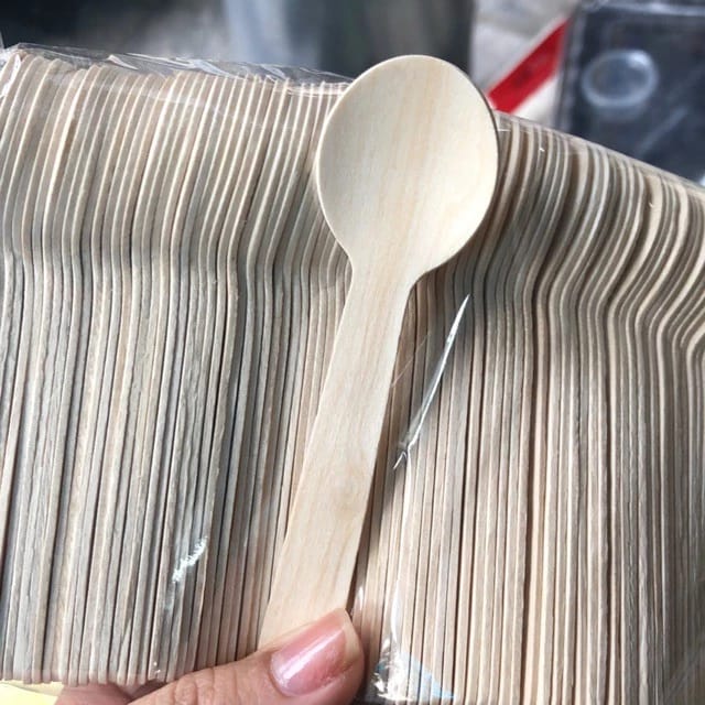 Wood Yogurt Spoons (50pc per Pack)(SP0075) Wood Yogurt Spoons (50pc per Pack)(SP0075)
