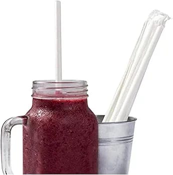 Drinking Paper Straws 8" (100pc per Pack)(SP0077) Drinking Paper Straws 8" (100pc per Pack)(SP0077)