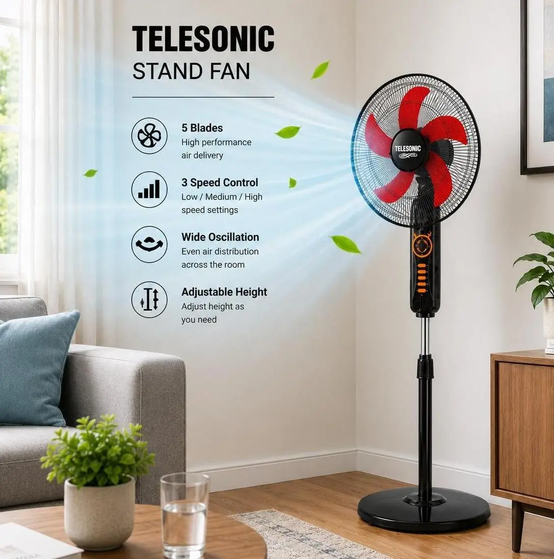 TELESONIC STAND FAN (FAN036)