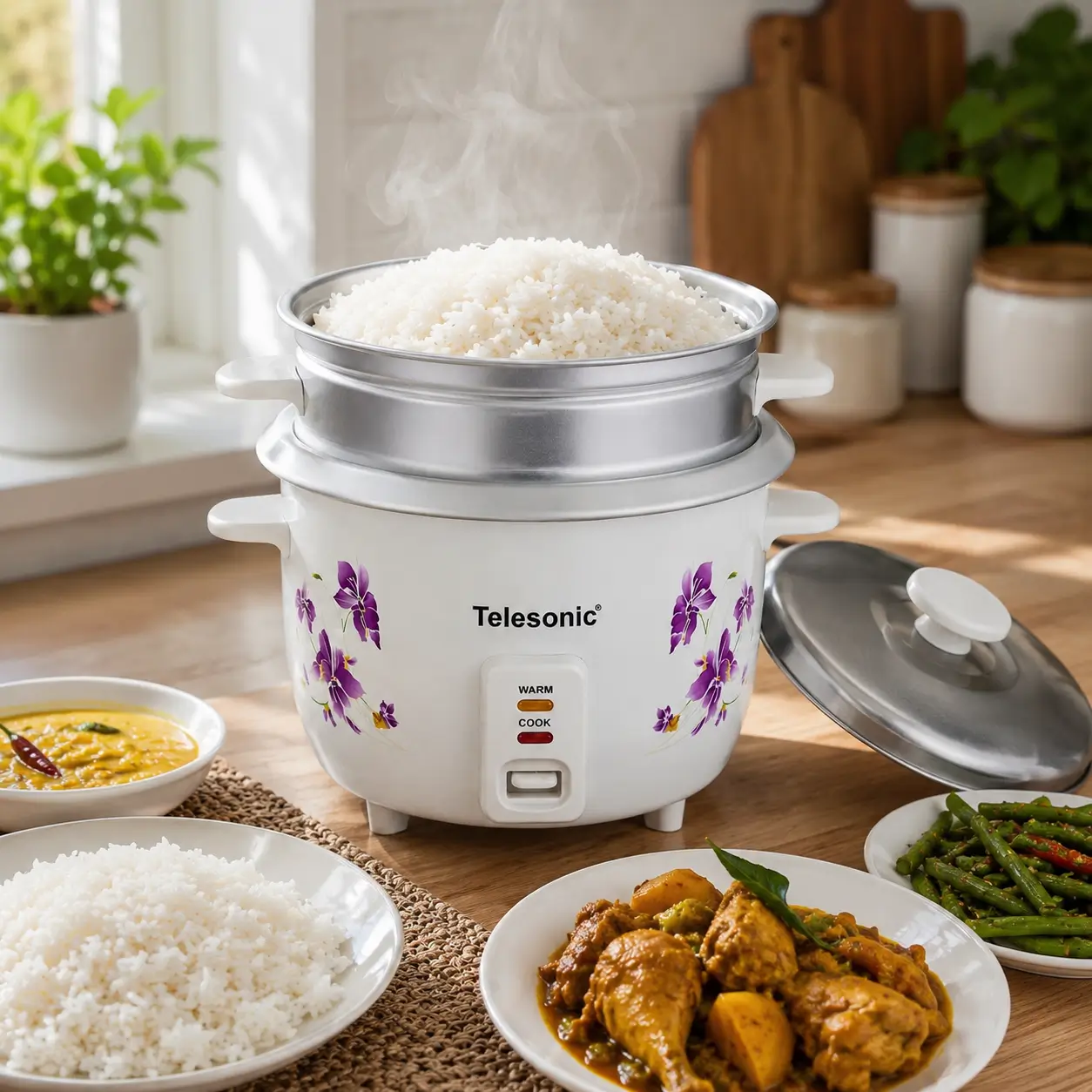 TELESONIC RICE COOKER 1L TL - 111  (RIC022)