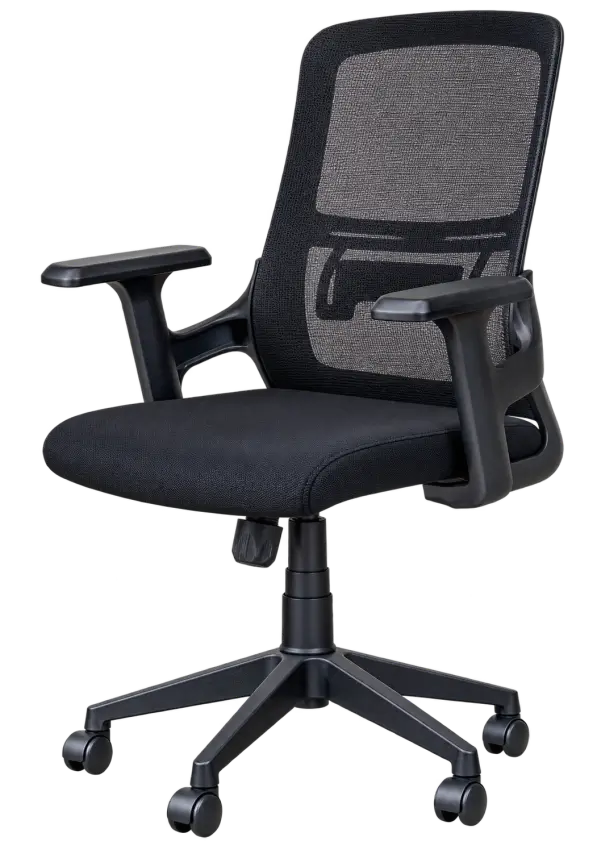 NILKAMAL OFFICE CHAIR MAGNITE BLACK ( CHR038 )